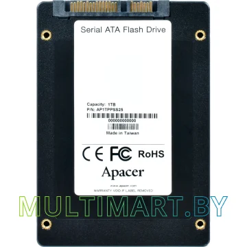 SSD диск Apacer PPSS25 1TB (AP1TPPSS25-R)